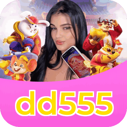 Interface do aplicativo dd555 mostrando jogos disponíveis no iOS e Android